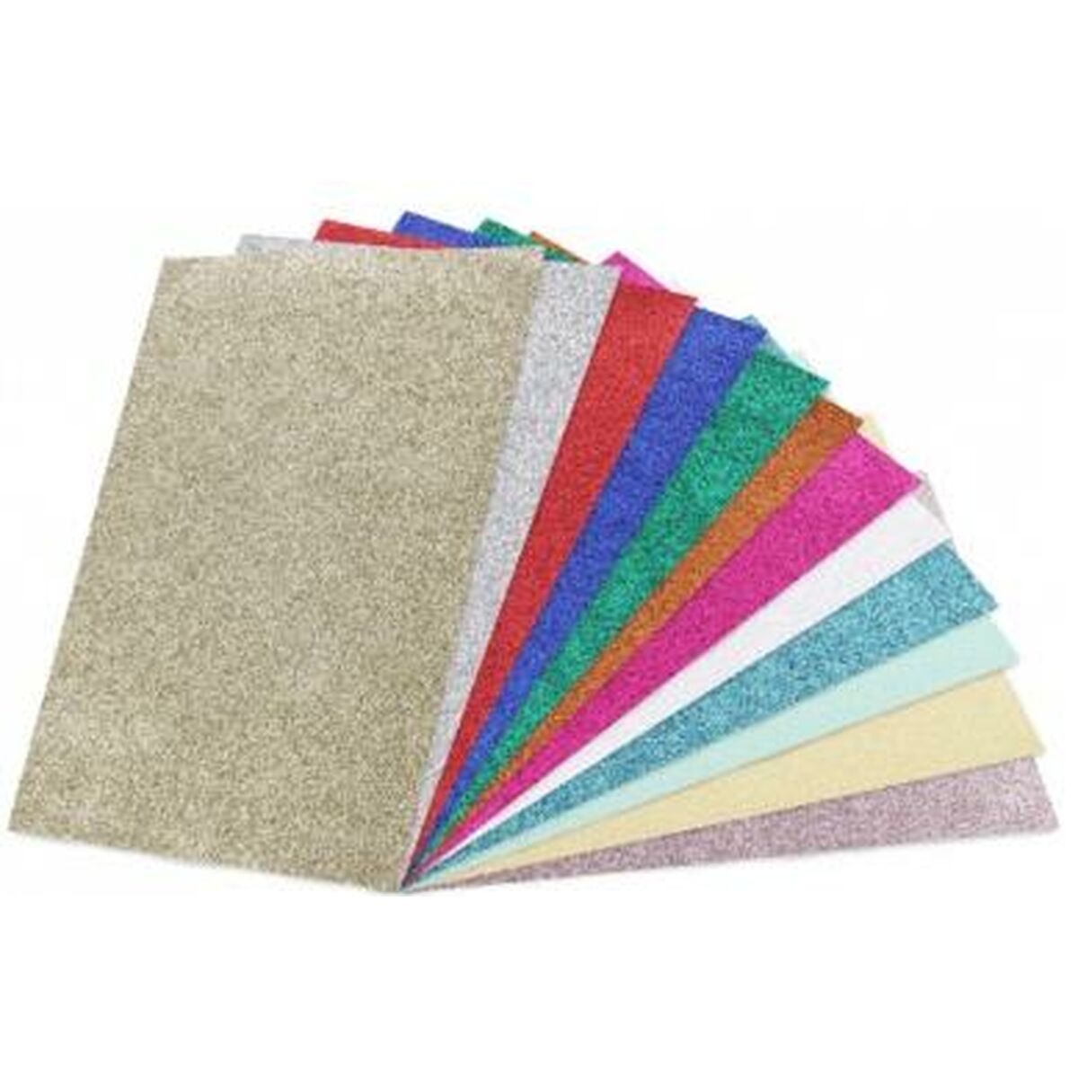 Kort Sadipal Blå 50 x 65 cm Glitter 5 Ark